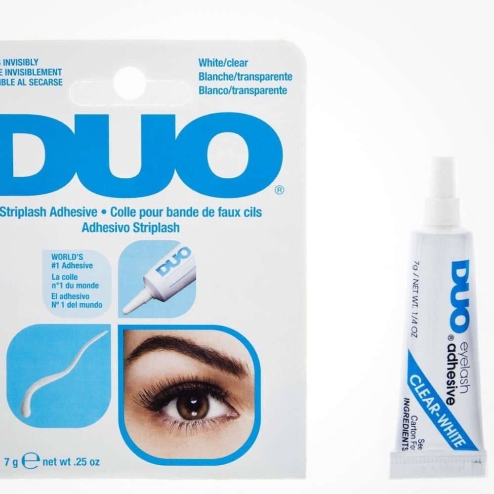 DUO Clear White Clear Eyelash Adhesive Set of 3
